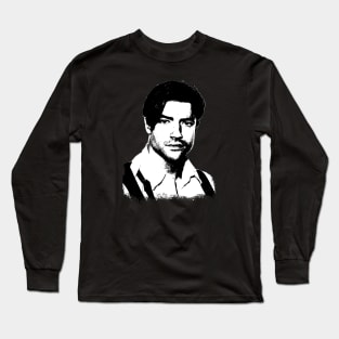 brendan fraser portrait Long Sleeve T-Shirt